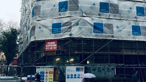 Expert Scaffolding Services for Large Church Street Project in Liverpool